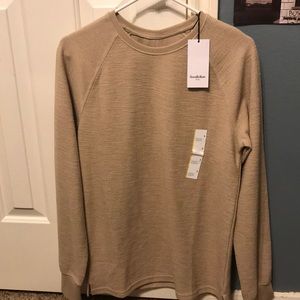 Taupe Long Sleeve Sweater Shirt